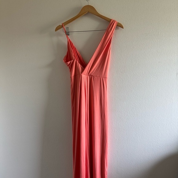 NWT NBD X Revolve Sangria Sherbet Slit Gown size Small - Picture 5 of 14